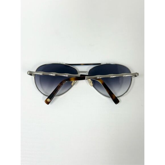 Lilly Pulitzer Carla Blue Bamboo Aviator Sunglasses - Picture 2 of 5